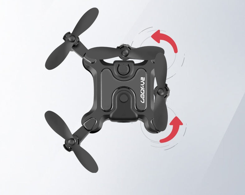 Mini folding drone photography Air pressure fixed height UAV Charging method USB cable charging
