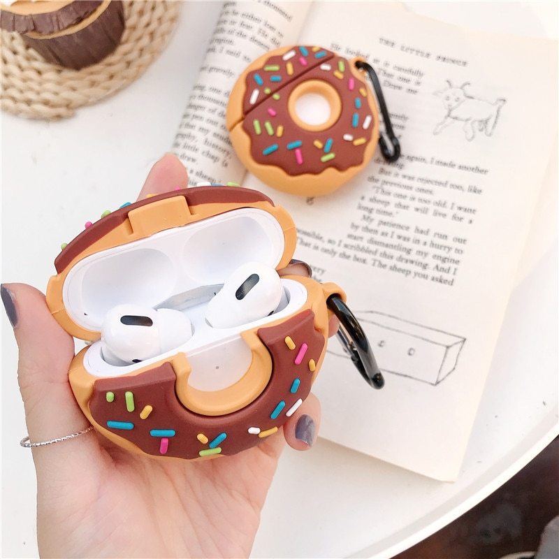 Compatibile con Apple, custodia Donuts Airpods Pro in silicone