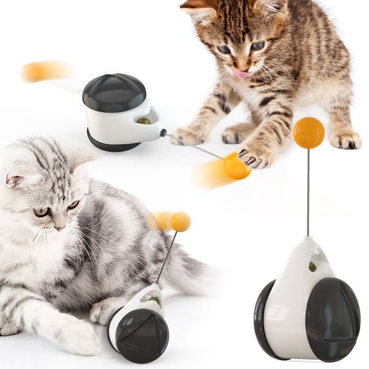 Elektrisches Katzenspielzeug mit automatischer Hebebewegung, interaktives Puzzle, intelligentes Katzenspielzeug für Haustiere, Katzen-Teaser-Ball, Hebespielzeug für Heimtierbedarf