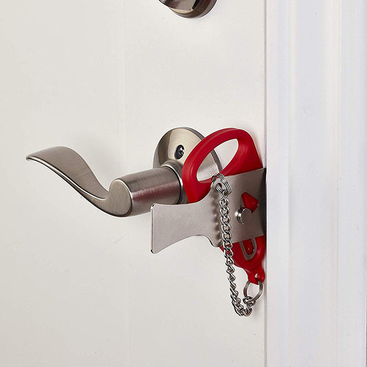 Door Lock portable door lock  living in an apartment, hotel student, or school suspension.