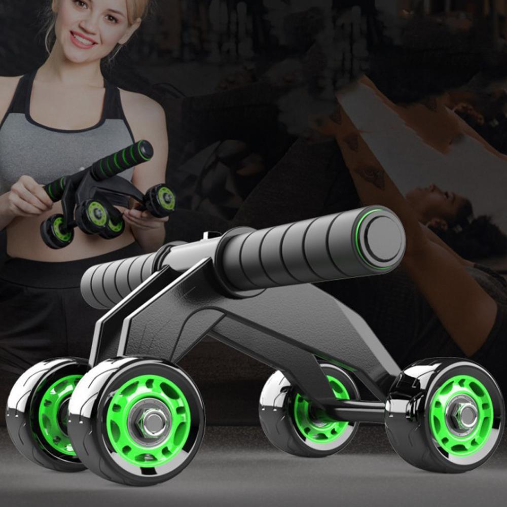 Women Fitness roller This durable roller is designed to target muscles and improve balance