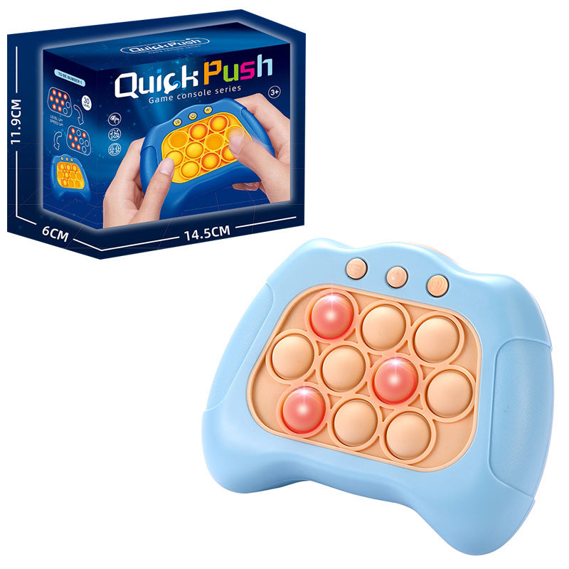 Premi il puzzle musicale per superare i livelli della macchina da gioco per colpire il giocattolo del criceto 