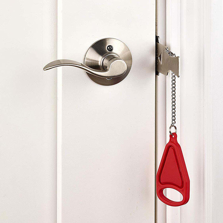 Door Lock serratura portatile per vivere in un appartamento, in un albergo per studenti o in una scuola sospesa.