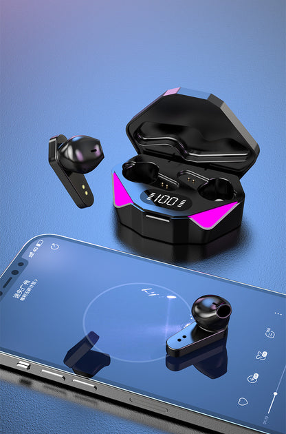 Drahtlose Gaming-Kopfhörer Keine Verzögerung Rauschunterdrückung Bluetooth-Ohrhörer Spiel-Headset mit Mikrofon 
