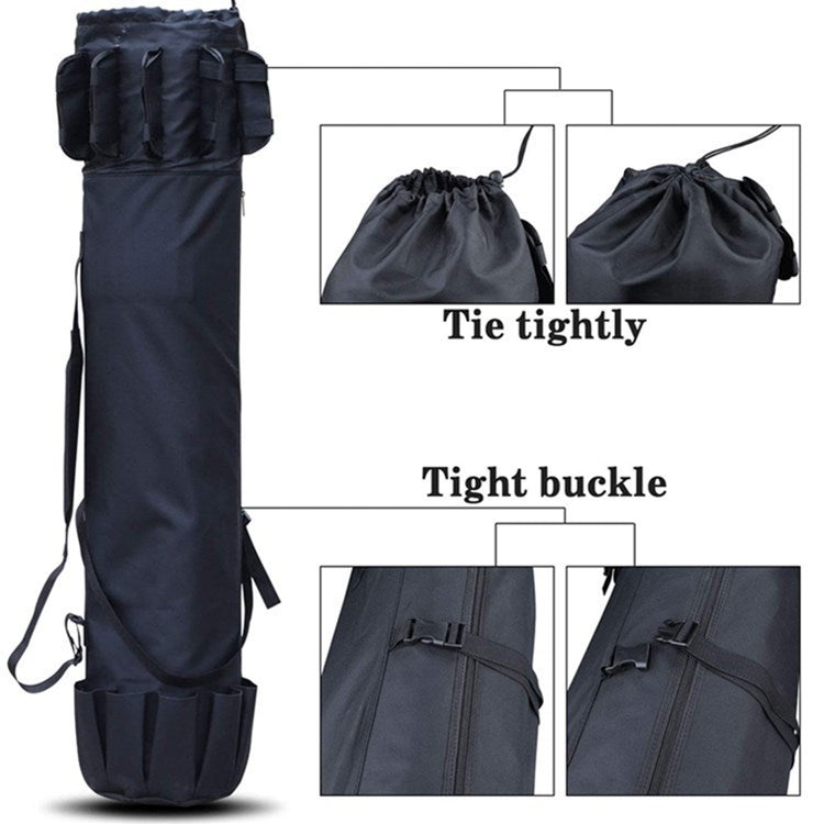Cylinder Outdoor Angeltasche, multifunktionale Angelrutentasche, Aufbewahrungstasche für Meeresruten und Angelausrüstung