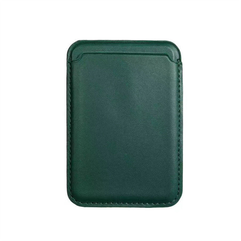 For Magnetic Luxury Leather Card Holder Wallet Case For 14 Pro Max 13 12 Phone Bag Adsorption Accessories Cover
